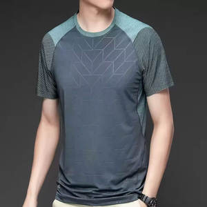 2024 <b>Men's</b> High Quality 100% Cotton Printed <b>T</b>-<b>Shirt</b> Stylish Loose Casual O-Neck Boxy Regular Fit Short <b>Sleeved</b> Knitted Fabric - Product Image 2
