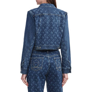 Vestes en jean décontractées surdimensionnées de qualité supérieure, vêtements pour femmes, jeans teints unis, vestes en cuir fabriquées au Pakistan - Product Image 5