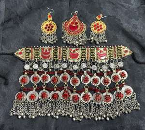 Bijoux vintage afghans au design magnifique personnalisés pour adultes parures de bijoux Afghan Kuchi de haute qualité pour mariage, fête et cadeaux - Product Image 2