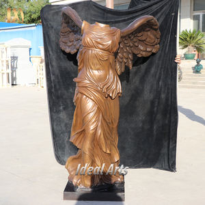 Grand Jardin Extérieur Bronze Déesse Grecque Romaine Sculpture Bronze Ailé Victoire de Samothrace Statue à Vendre - Product Image 5