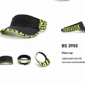 Gorras de Color Sólido al por Mayor, con Logotipo Bordado y Color Jaspeado en Contraste, Visera para Protección Solar, para Deportes al Aire Libre - Product Image 6