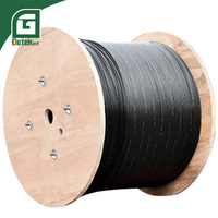 Cable de Fibra Óptica Táctico GETEKnet OEM con Pantalla LCD Dual Digital Wifi para Intercomunicador de Ascensor, Monomodo 9/125 G657A2 de un Solo Núcleo