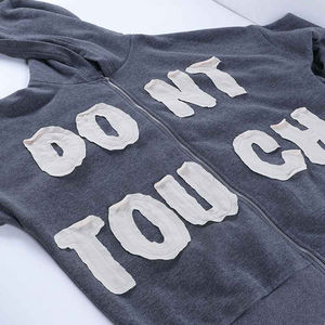 Sweats à capuche zippés avec logo personnalisé Broderie dégradée Manches complètes Hiver Motif uni 500GSM 100% Coton mélangé Design unisexe - Product Image 4