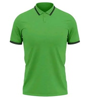 Camisa de Hombre a la Moda, Corte Regular, a Rayas, 100% Algodón, Tejido de Punto, Bordada, Casual, Anti-Pilling, Transpirable, 220g