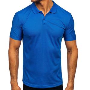 Venta caliente Casual de los hombres para la camiseta del polo Calidad Premium Antiarrugas Totalmente personalizable Patrón sólido Precio barato - Product Image 4