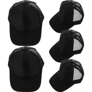 5 Pcs DIY Baseball Outing Hats Versatile Summer Sublimation 100% Polyester Lightweight Blank Caps <b>Mesh</b> - Product Image 6