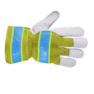Guantes de Trabajo de Piel de Vacuno Reforzada de Primera Calidad, Forro de Lana de Algodón, Guantes de Seguridad de Cuero para Trabajo - Product Image 3