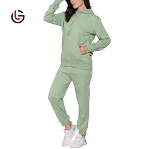 2025ชุดวอร์มผ้าฝ้าย100% สำหรับผู้หญิงชุดวอร์มแขนยาวมีฮู้ดไซส์ใหญ่พิเศษเสื้อผ้าลำลองสำหรับฤดูหนาว - Product Image 2