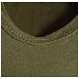 Nouvelle marque hommes tactique t-shirt solide col rond séchage rapide décontracté à manches courtes chemises 100% coton respirant - Product Image 4