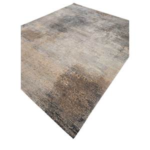 Alfombra Kavi Ivory de Lana y Seda de Bambú Anudada a Mano, Colección Afterglow, Forma Rectangular Abstracta para el Hogar, Pasillo, Eskm-05, Alfombras Jaipur - Product Image 2