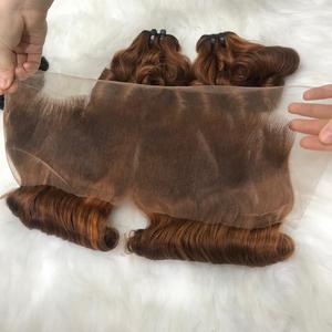 Gros Bouncy Curly Grand Stock Cheveux vierges de qualité supérieure 100% cheveux vierges, cheveux bruts vietnamiens - Product Image 3