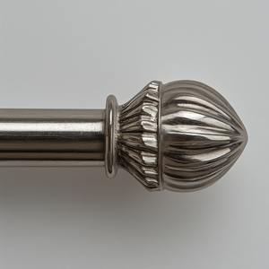 เสาม่านโลหะเดี่ยวแบบทันสมัยพร้อมผิวอลูมิเนียมขัดเงาทนทานต่อการสไลด์ได้อย่างง่ายดาย - Product Image 6