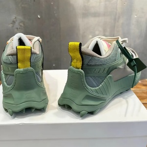 Chaussures de sport tendance pour hommes et femmes en cuir de vachette lisse, semelle extérieure en caoutchouc légère, chaussures de basket personnalisées - Product Image 5