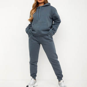 Conjunto deportivo de chándal para mujer, diseño personalizado, ropa deportiva para entrenamiento físico y estilo urbano - Product Image 2