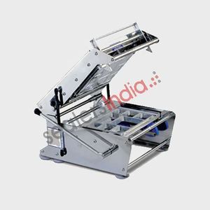 Machine à sceller les plateaux manuelle TS 300 conçue pour les emballages alimentaires à échelle moyenne avec une étanchéité solide et durable pour la fraîcheur et la sécurité - Product Image 1