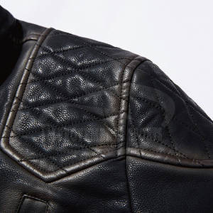 Service OEM Vestes de moto en cuir de qualité supérieure Nouvelle arrivée Veste de moto en cuir à vendre - Product Image 4