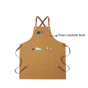 Adjustable Cotton Polyester Waterproof Cooking Coffee Bib Unisex Men <b>Women</b> Custom Promotional <b>Kitchen</b> Delantal <b>Aprons</b> - Product Image 6