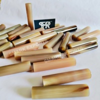 Rouleaux de corne naturelle faits à la main corne de boeuf et de buffle polie pour timbre de sceau de luxe et manche de couteau manche en corne artisanale indienne