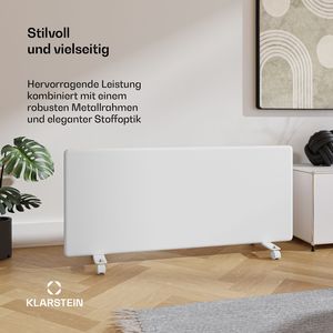 Calentador Convector de 2000W, Portátil, de Pared, con Temporizador de 7 Días, IP24, para Habitaciones de hasta 20 m2, 8.0 kg, Blanco - Product Image 3