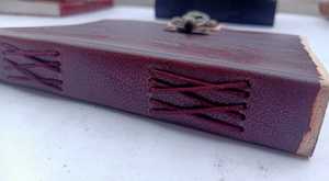 Personalize A5 Hardcover <b>Journal</b> Leather Notebook for <b>Travel</b> Diary and Blank Paper for Personal Usage - Product Image 5