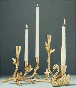 Candelabro y soporte de aluminio de calidad superior Estilo antiguo Metal Craft & Art Fancy Venta caliente para ocasiones navideñas Set - Product Image 1