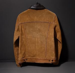 Classic Genuine <b>Canvas</b> Unisex Motorcycle Jacket <b>Waterproof</b> Windproof Eco-Friendly Winter Soft Feel Premium Quality Tassel Front - Product Image 2