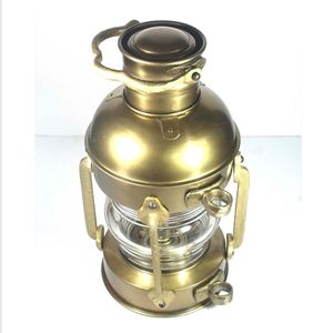 Best Quality Antique Maritime Nautical Lantern Decorative Vintage Style Kerosene <b>Oil</b> <b>Lamp</b> <b>Brass</b> Ship Lantern Accent Light - Product Image 4
