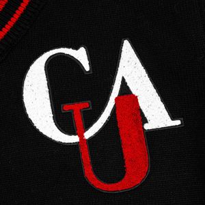 Clark Atlanta University pull en tricot 1988 col rond solide hiver Polyester/coton collégial mode personnalisé unisexe école en vrac - Product Image 4