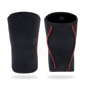 Genouillères de musculation professionnelles en néoprène à haute élasticité, personnalisées, longues, protection lourde, vente chaude, OEM - Product Image 2