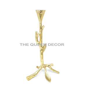 Portavelas de Navidad de forma única de asta chapada en oro hecho a mano al por mayor y proveedor acento decorativo - Product Image 5