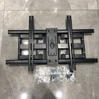 Soporte de TV de movimiento completo de diseño único Vesa 600mm * 400mm Montaje de TV giratorio Traje 32-75 pulgadas LED LCD TV