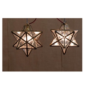 ที่มีคุณภาพสูงแขวนโคมไฟที่ขายดีที่สุดแก้วดาวโคมไฟที่ดีที่สุดสำหรับงานแต่งงานแขวนพรรคตกแต่งพื้นหลัง - Product Image 2