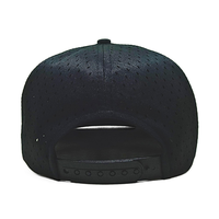 6 Panneaux Merlin Caps Style InjaeVina168 Imperméable Logo Personnalisé Broderie LaserCut Trucker Snapback Chapeaux Performance Flat Brim Hat