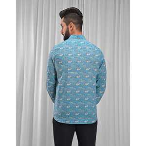 Chemise décontractée pour homme en coton imprimé à manches longues, respirante, en popeline ou tissu Oxford, motifs floraux et à pois, design ODM tendance - Product Image 3