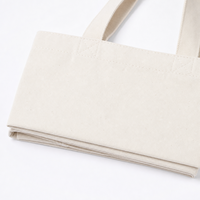 Sac en tissu réutilisable 100% coton, petit sac fourre-tout, sac de shopping en toile personnalisé avec impression par sublimation, avec logo