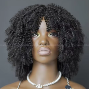 ผมต่อแบบหยิกสำหรับคนผม100% บริสุทธิ์และผมเรมี่เวียดนามยาวสั้นแบบหยิกสำหรับฤดูใบไม้ผลิ - Product Image 1