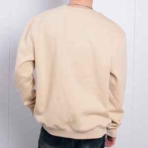 Sudadera con capucha para hombre, con cremallera, de algodón 100% polar, cálida, cómoda, con hombros caídos, con bolsillos, para otoño, lisa, extragrande, con logotipo personalizado - Product Image 4