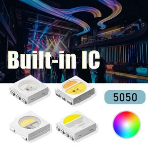 XINGLIGHT Meilleure Vente LED RVB adressable 5050 avec IC intégré SK6812B 12V, puce LED SMD à reprise de point de rupture - Product Image 1