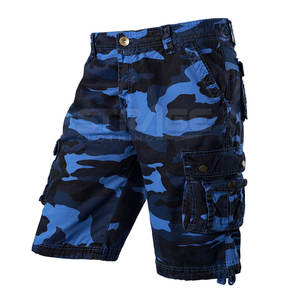 Shorts cargo de qualité supérieure, solides, écologiques, service OEM, coupe décontractée, design multi-compartiments, tissu doux, 100% coton - Product Image 1