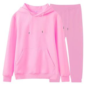 Ropa deportiva Conjunto de Sudadera con capucha de lana Chándal de lana de invierno Conjunto de sudadera con capucha y joggers informal Conjunto de pantalones de chándal y Sudadera con capucha unisex - Product Image 6