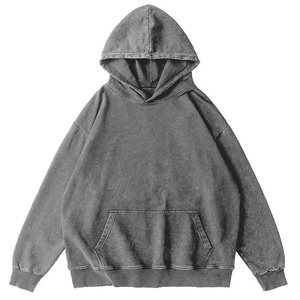Sudadera con Capucha de Alta Calidad, Personalizable con Logotipo, MOQ Bajo, Corte Regular, Felpa de Algodón, Estilo Vintage, Gruesa, de Invierno, con Bolsillos, Unisex - Product Image 6