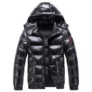 2025 personnalisé imprimé hommes hiver doudoune mâle rembourré bulle chaud manteaux décontracté Sport Style coton rempli imperméable veste - Product Image 4