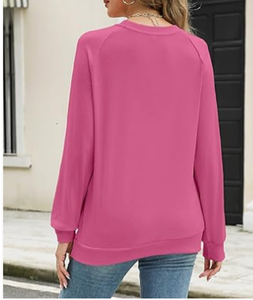 Sweat-shirt en coton surdimensionné pour femmes avec épaules tombantes, logo personnalisé imprimé, col rond, respirant, design brodé, en provenance du Bangladesh - Product Image 3