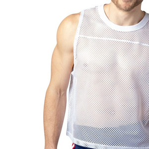 Vêtements de sport pour hommes Maillots en maille à séchage rapide 100% Polyester Logo personnalisé Haute qualité Sublimation complète Nouveau modèle Plus Size XL - Product Image 6