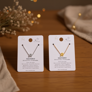 Tobiller Sagittarius Tobillera de acero inoxidable chapada en oro, regalo de joyería unisex de moda - Product Image 3