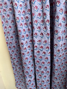 ชุดเดรสพิมพ์ลายแบบบล็อกชุดเดรสยาวผ้าฝ้ายอินเดียเดรสพิมพ์ลาย - Product Image 2