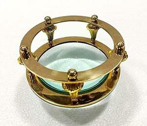 Navigation marine nautique en laiton antique Loupe de bureau en laiton de 4 "par Calvin artisanat - Product Image 3