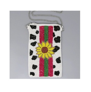 Monedero colorido con cuentas de semillas para mujer con detalles artesanales y diseños únicos inspirados en Boho para uso diario - Product Image 4