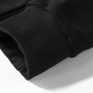 Sweat à capuche avec fermeture éclair pour l'hiver OEM pour hommes, vêtements de ville de qualité supérieure, sweats à capuche en coton mélangé avec impression bouffante - Product Image 5