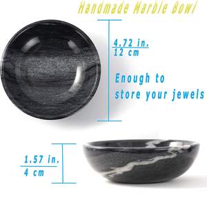 Bol en marbre pour la maison Cuisine Marbre Fruits Alimentaire Meilleure Finition Forme Ronde Marbre meilleure Qualité Style Personnalisé Table Étaient - Product Image 5